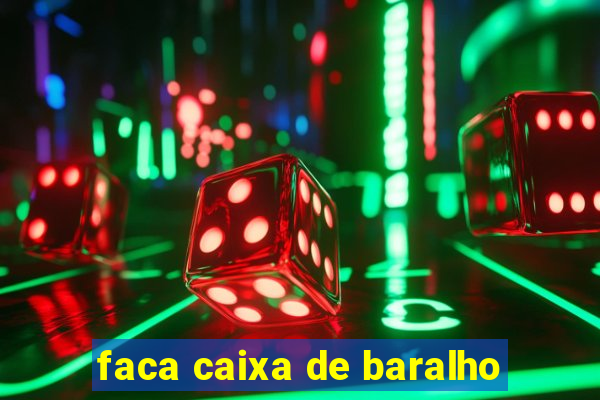 faca caixa de baralho